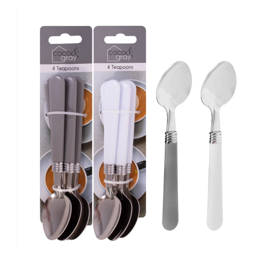 Coco & Gray Teaspoons 4 Pack Assorted