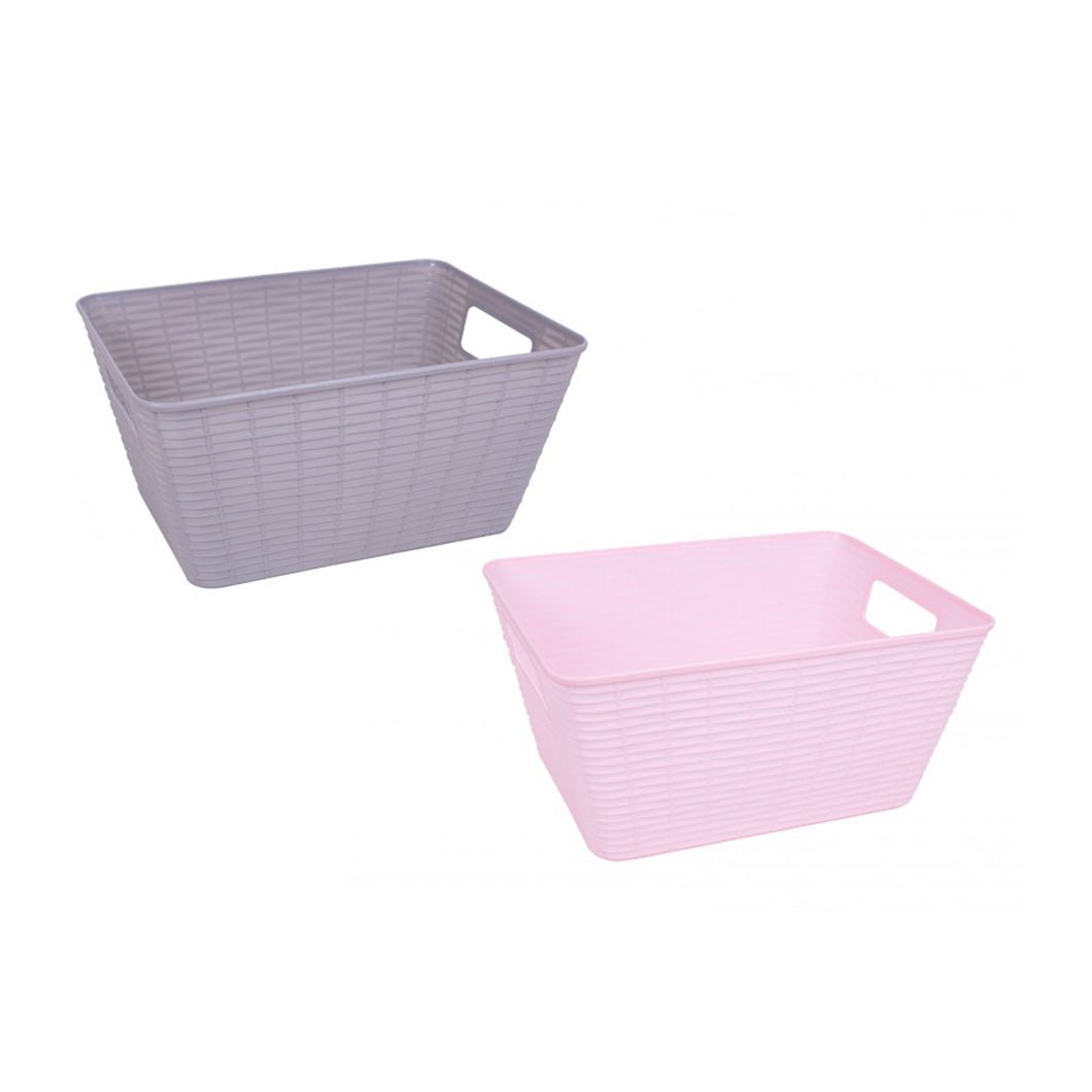 Small Storage Basket With Handles Assorted