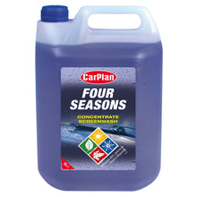 Load image into Gallery viewer, CarPlan Four Seasons Concentrate Screenwash 5L