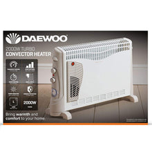 Load image into Gallery viewer, Daewoo 2000W Convector Heater With Turbo Function
