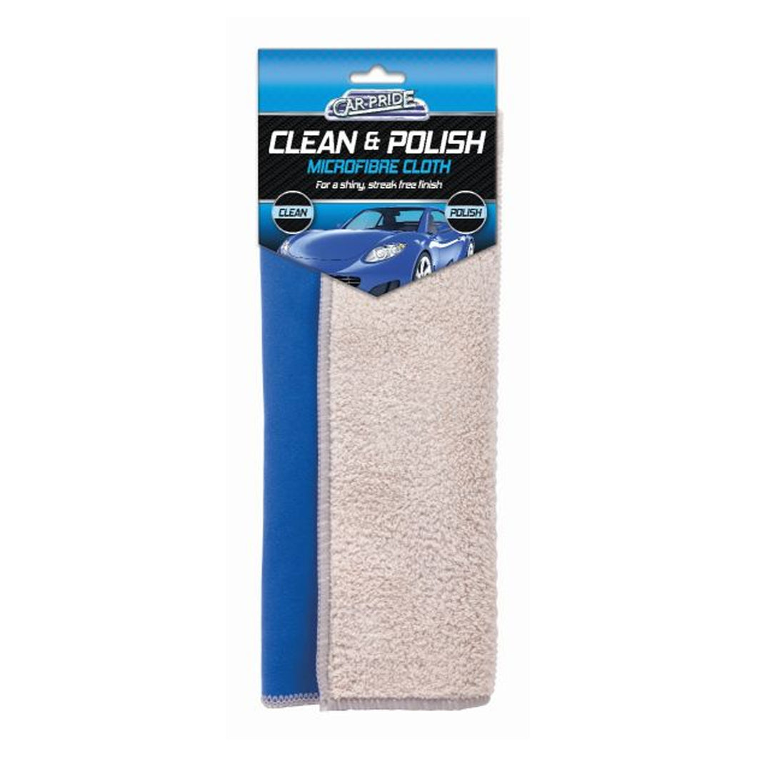 Car Pride Clean & Polish Microfibre Cloth