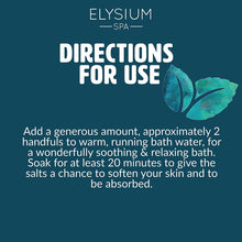 Load image into Gallery viewer, Elysium Spa Muscle &amp; Bath Soak With Menthol 450g
