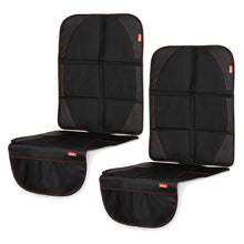Load image into Gallery viewer, Diono Ultra Black Car Seat Protector Mat 2 Pack
