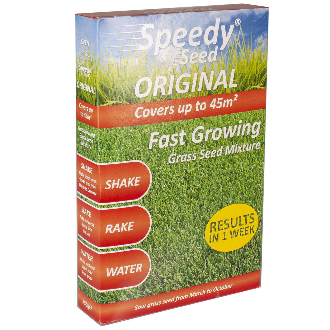 Speedy Seed Original Fast Growing Grass Seed Mixture 750g