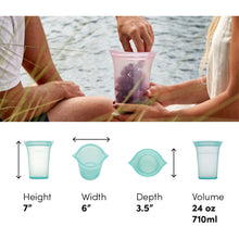 Load image into Gallery viewer, Zip Top Frost Silicone Large Cup
