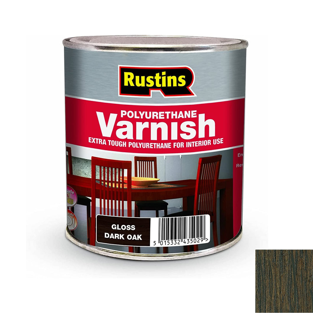 Rustins Polyurethane Varnish Gloss 250ml