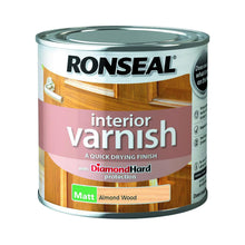 Load image into Gallery viewer, Ronseal Quick Dry Matt Interior Almond Wood Varnish
