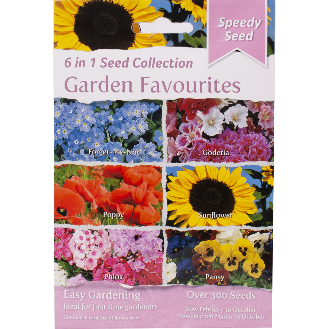 Speedy Flower Seed 6 In 1 Seed Collection