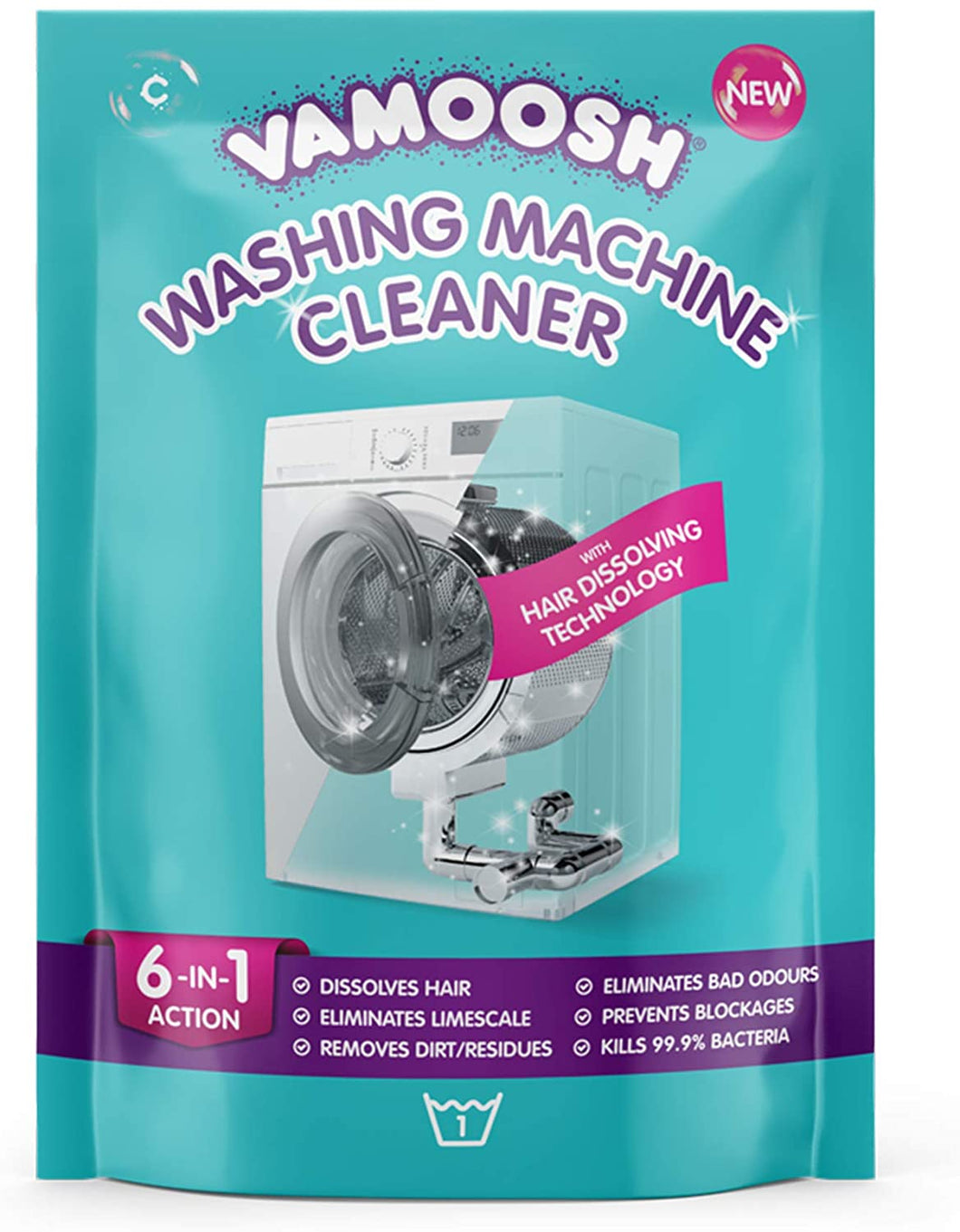 Vamoosh 175g Washing Machine Cleaner Pouch
