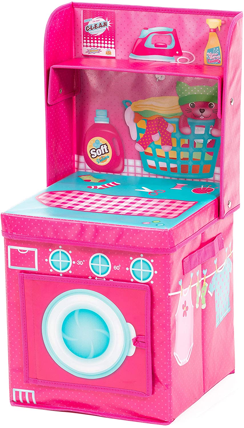 Pop-It-Up Play Box Washing Machine 