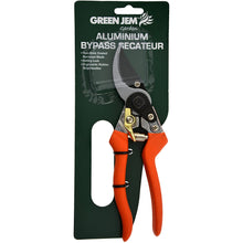 Load image into Gallery viewer, Green Jem Aluminium By-Pass Secateurs 
