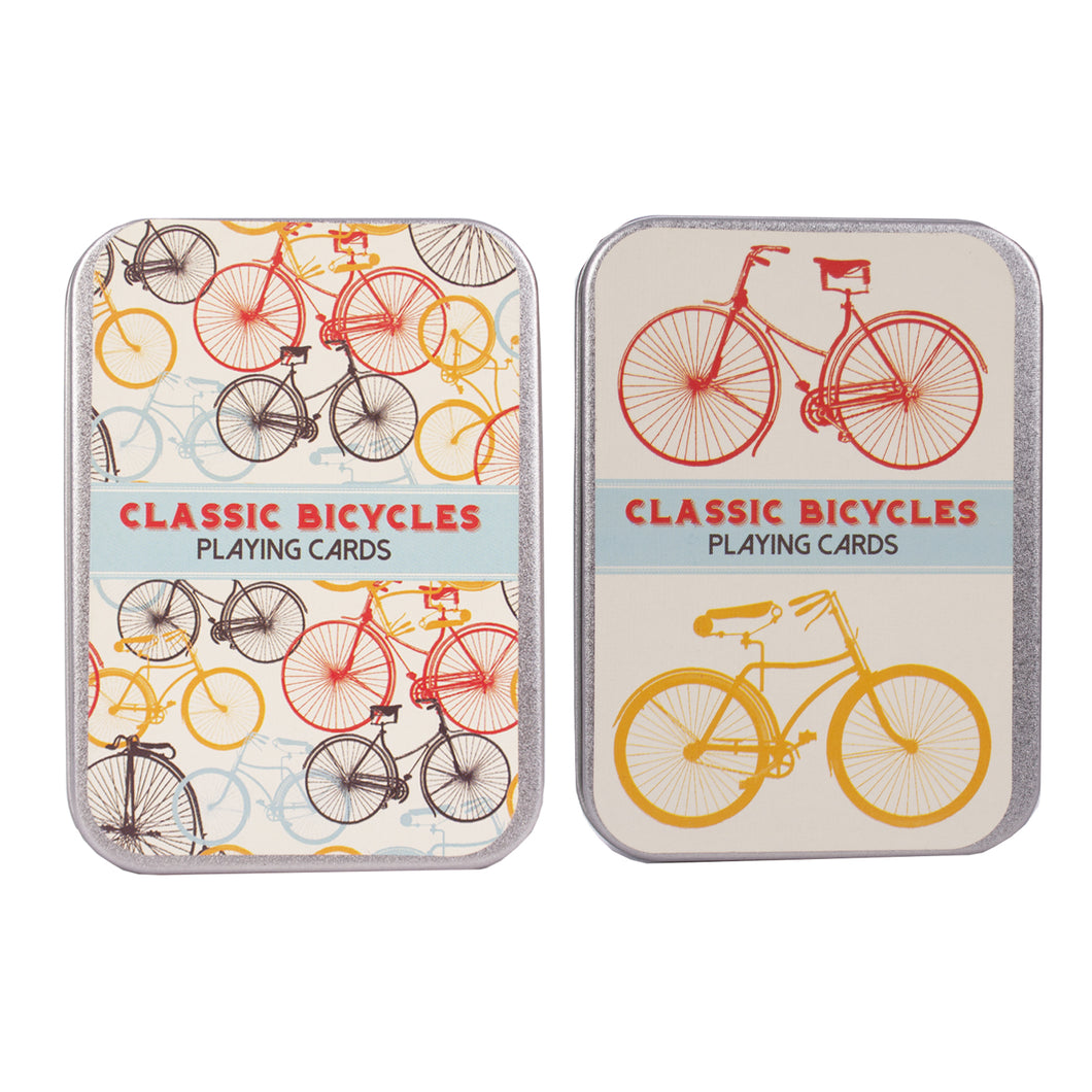 Playing Cards In Assorted Classic Bicycles Tins 