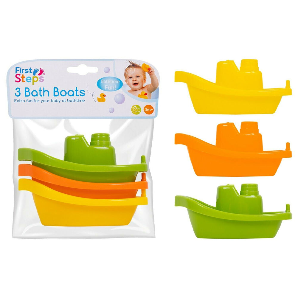 First Steps Bath Boats 3 Pack