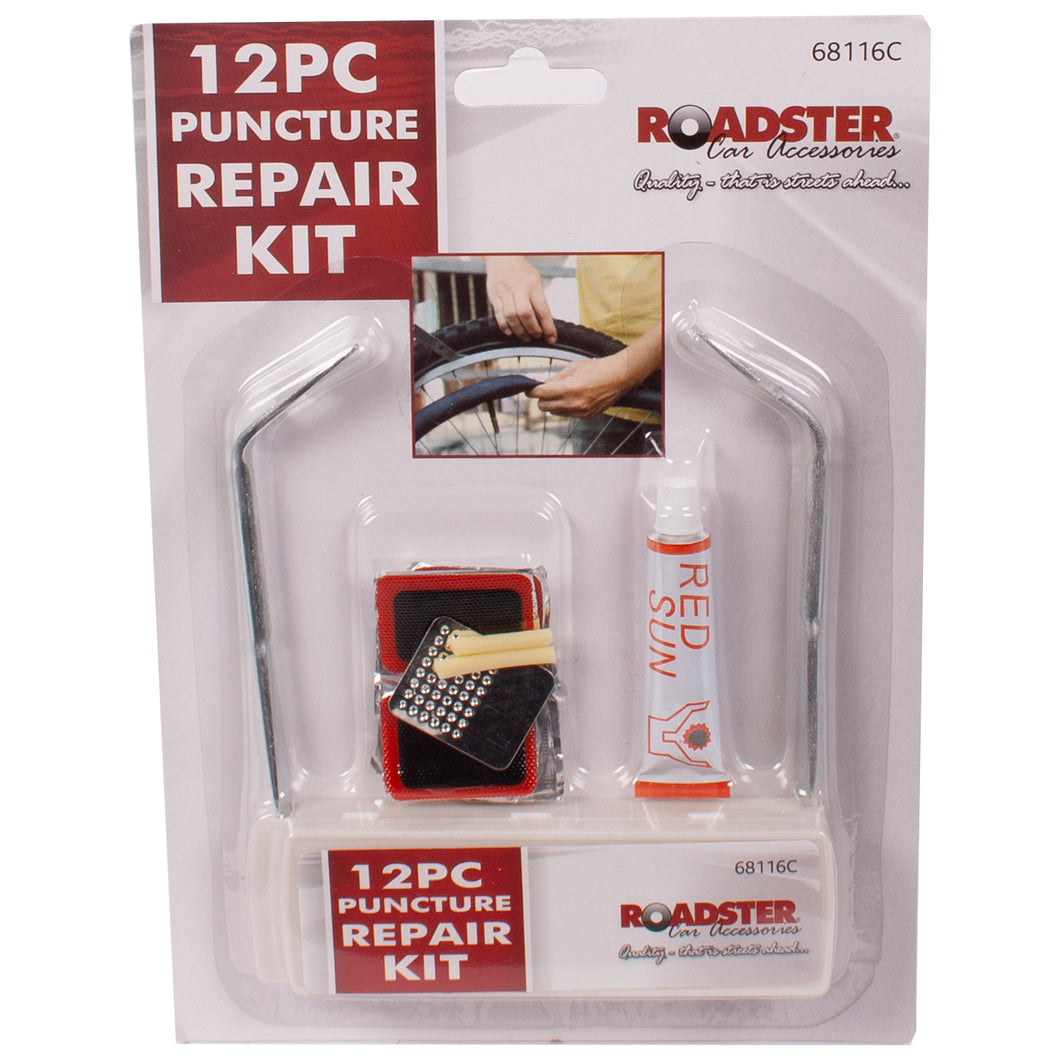 12pc Puncture Repair Kit