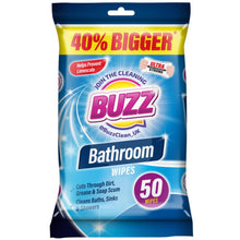 Load image into Gallery viewer, Buzz Bathroom Wipes 50pk
