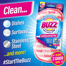 Load image into Gallery viewer, Buzz Cleaning Pad With Germ Shield - Pink
