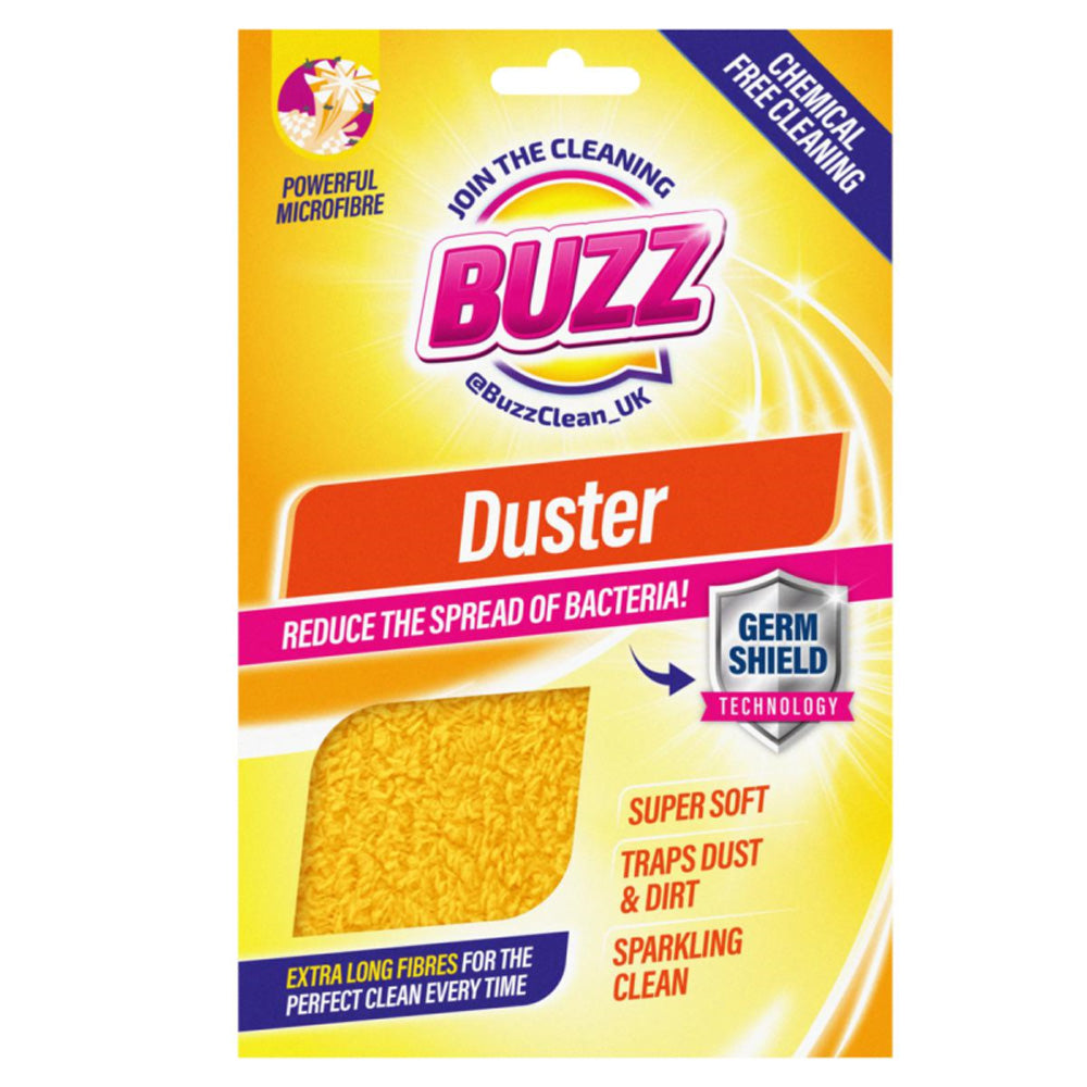 Buzz Microfibre Duster With Germ Shield Technology