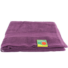 Load image into Gallery viewer, Aubergine 100% Cotton Bath Towels
