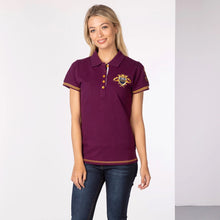 Load image into Gallery viewer, Womens Equestrian Polo Shirt With Team Number
