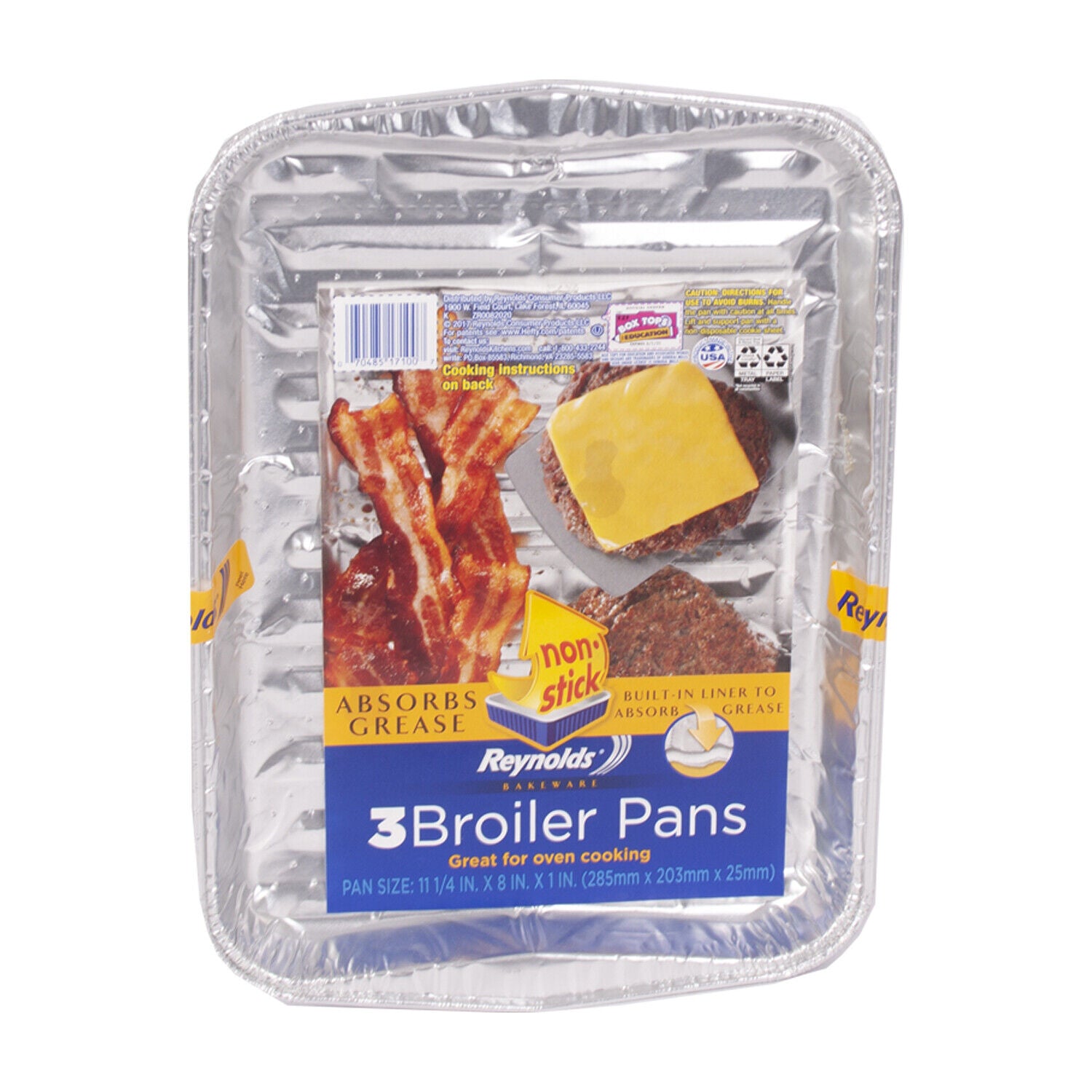 Reynolds® Disposable Bakeware: New Bacon Pan Absorbs Grease