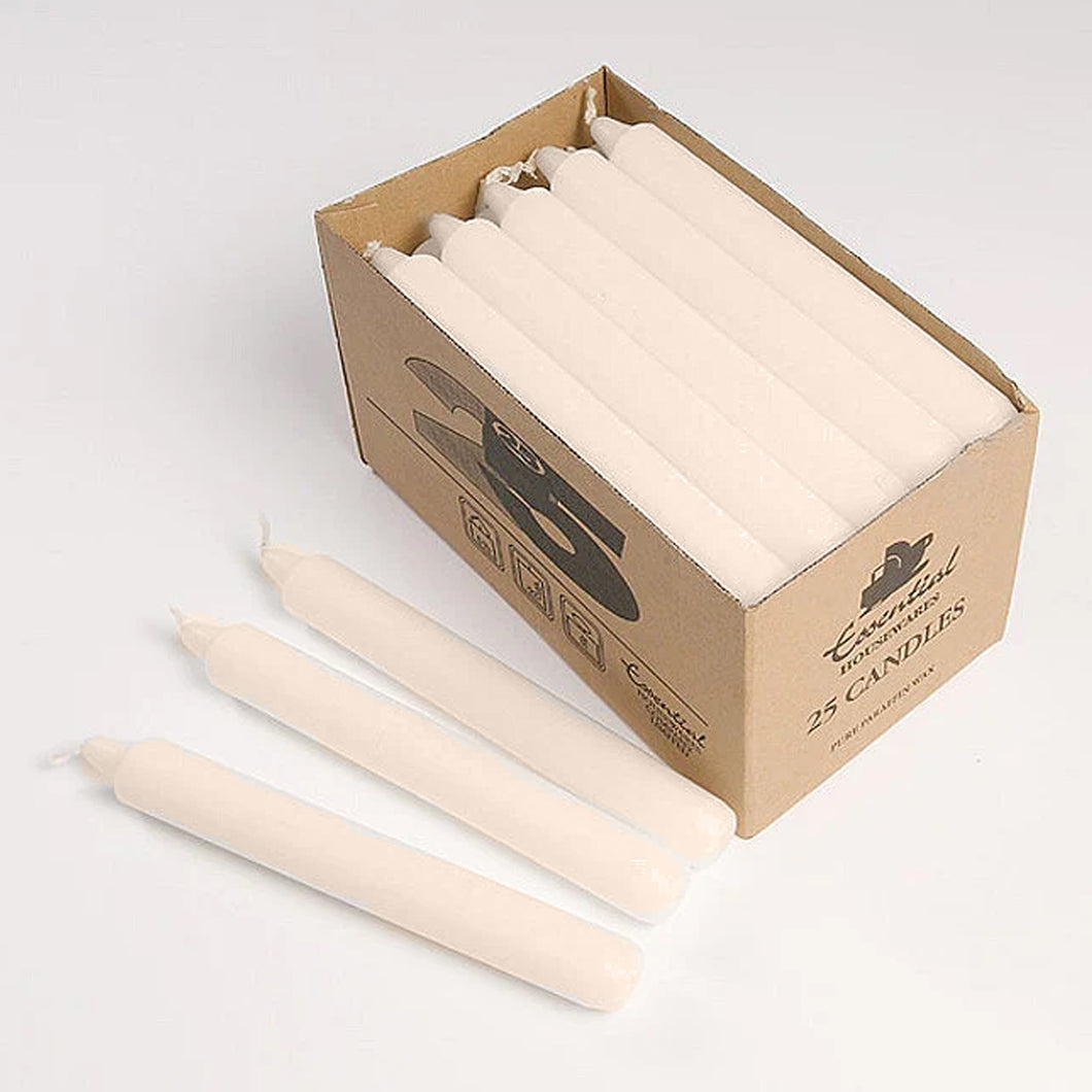 25pk Ivory Candle Box