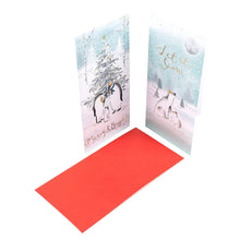 Load image into Gallery viewer, Tom Smith Luxury Slim Arctic Dream Christmas Cards 20pk

