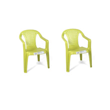 Load image into Gallery viewer, Children&#39;s Lime Green Garden Chair
