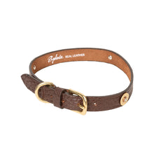 Load image into Gallery viewer, Rydale Leather Dog Collar With Shotgun Cartridge Details