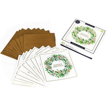 Load image into Gallery viewer, Tom Smith Deluxe Foliage Christmas Cards 10pk
