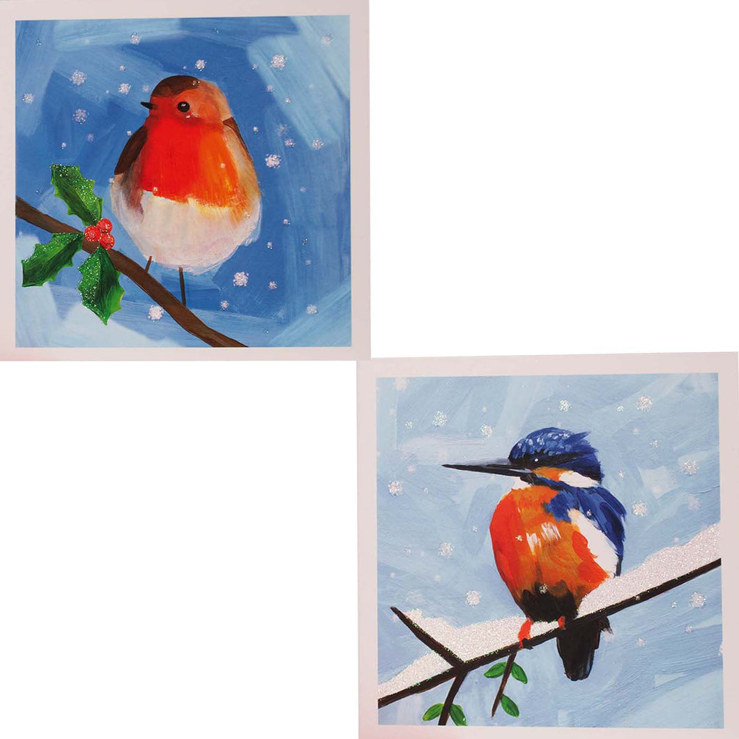 RSPB Luxury Snowy Scenes Christmas Cards 10 Pack