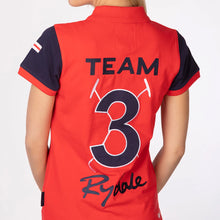 Load image into Gallery viewer, Team Rydale Ladies Polo Tops Red