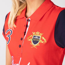 Load image into Gallery viewer, Womens Riding Team Polo Shirts - Cherry
