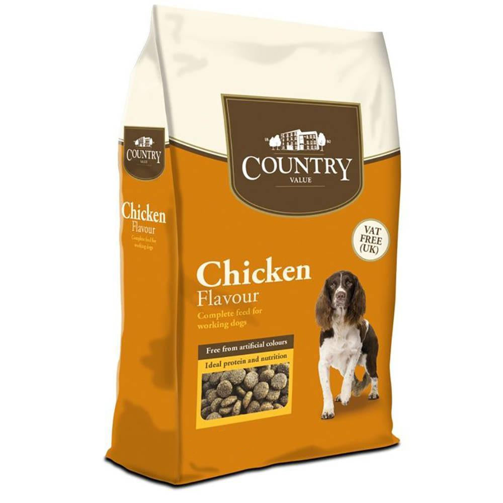 country value chicken flavour dog food