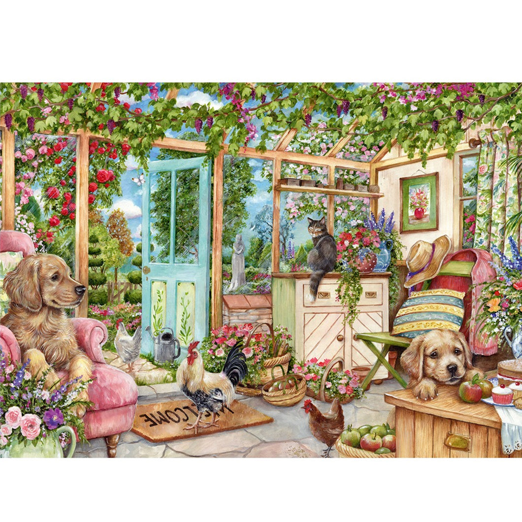 Falcon Country Conservatory 1000 Piece Jigsaw
