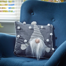 Load image into Gallery viewer, Three Kings Grey Gonkert Cushion 33cm
