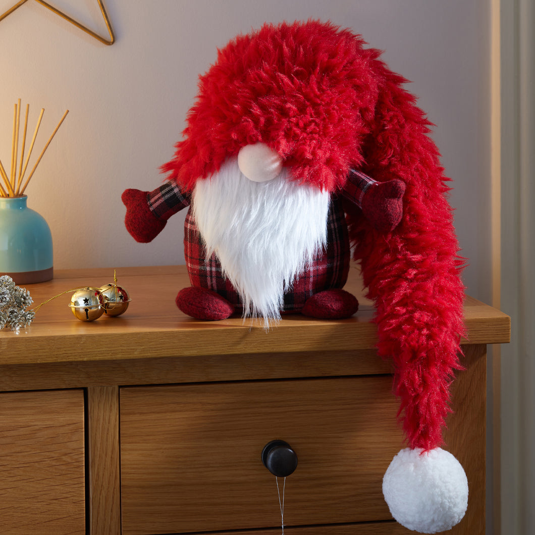 Three Kings Red Super Furry Winter Wolf Gonk 90cm