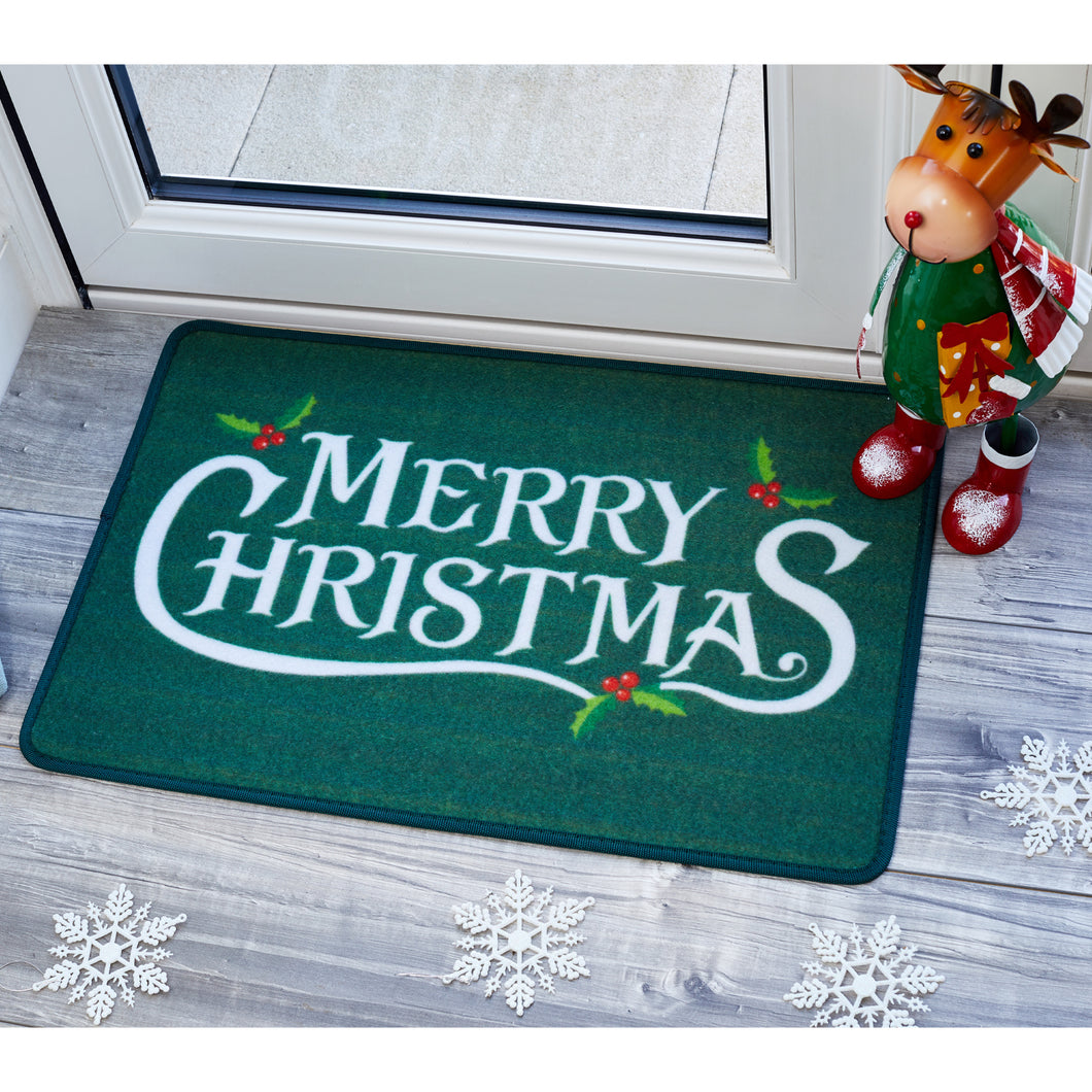 Three Kings Holly Jolly Christmas Doormat 40x60cm