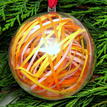 Load image into Gallery viewer, Clear Fillable Baubles 3pk 6cm
