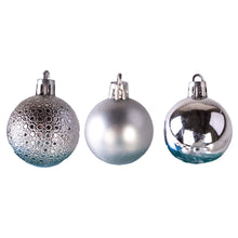 Load image into Gallery viewer, Shatterproof Silver Baubles 9 Pack
