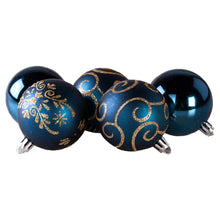 Load image into Gallery viewer, 5 pack of blue baubles

