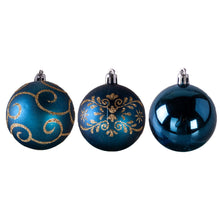 Load image into Gallery viewer, Shatterproof Blue Baubles 5 Pack
