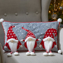 Load image into Gallery viewer, Three Kings Red Gonklet Cushion
