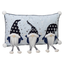 Load image into Gallery viewer, Three Kings Blue Gonklet Cushion

