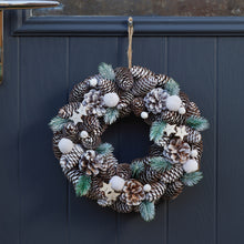 Load image into Gallery viewer, Three Kings FrostPine Wreath 30cm
