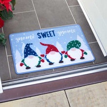 Load image into Gallery viewer, Three Kings Gnome Sweet Gnome Christmas Doormat
