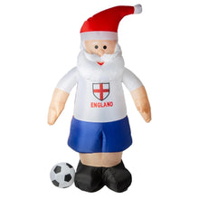 Load image into Gallery viewer, Inflatable Christmas Football Santa Decoration 180cm
