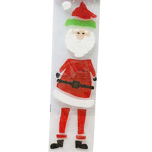 Load image into Gallery viewer, Jelly Window Stickers Assorted Snowman or Santa
