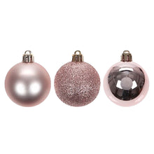 Load image into Gallery viewer, Rose Gold Baubles 3cm 24pk