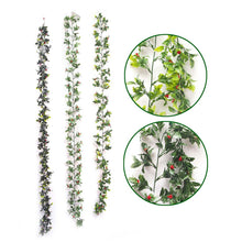 Load image into Gallery viewer, Mini Holly Garland 150cm Assorted
