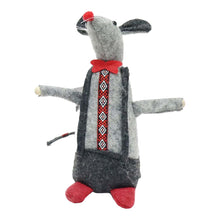 Load image into Gallery viewer, Felt Mouse Standing 18cm Assorted
